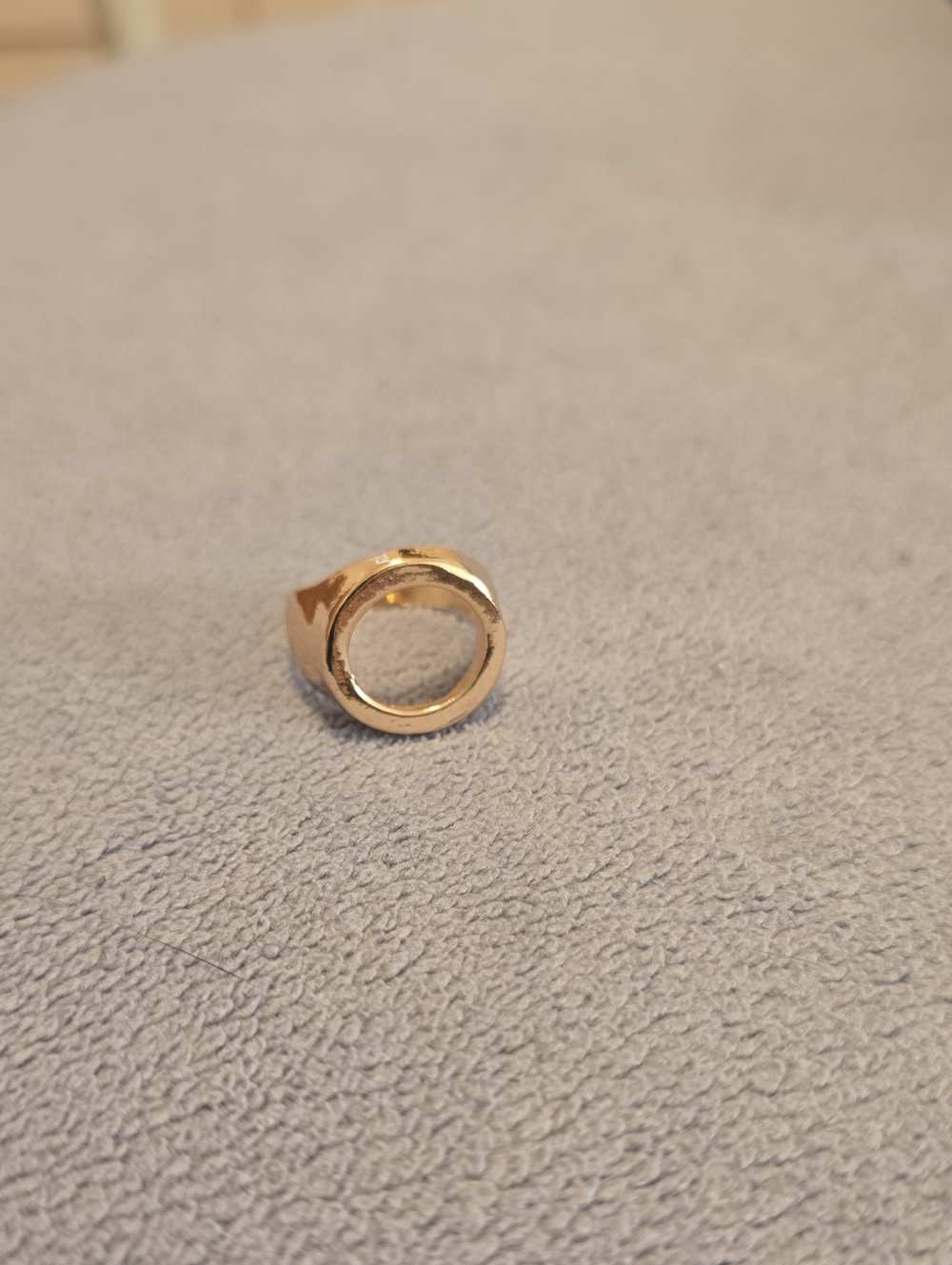 Gold Open Circle Statement Ring - Women Jewelry